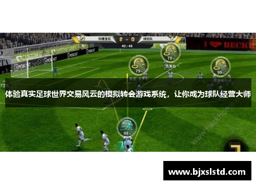 体验真实足球世界交易风云的模拟转会游戏系统，让你成为球队经营大师